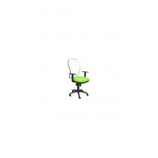 SILLA JORQUERA MALLA BLANCA ASIENTO BALI VERDE PISTACHO 15SBBALI22