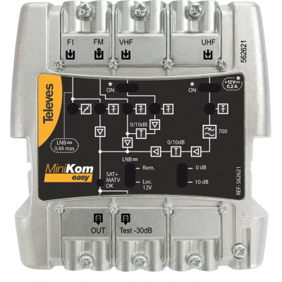 Central TV 4E/1S FM-VHF-UHF-FI MiniKom LTE