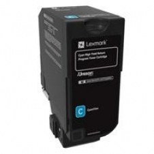 TONER LEXMARK COLOR CIAN DE ALTO RENDIMIENTO / NP: 74C4HC0 / PARA CS725