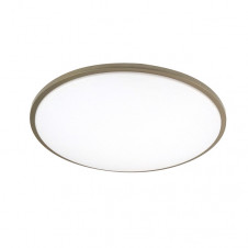 Plafon Eglon 60w 3000-4000-6500k Blanco/Cuero 5880lm 8x49x49cm C/remoto Y Reg.intensidad