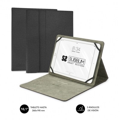 FUNDA TABLET SUBBLIM CLEVER STAND TABLET CASE 10,1 BLACK
