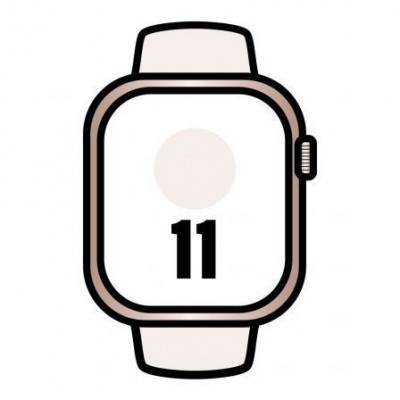 Apple Watch Series 11/ GPS/ 46mm/ Oro Rosa/ Correa Rosa rubor (M/L)