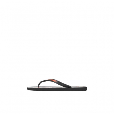 Chancla JACK & JONES JFWLOGO PALM PRINT FLIP FLOP 12230642 NEGRO Negro