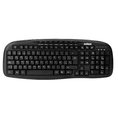 Nilox Teclado Multimedia USB - Color Negro