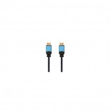 CABLE AISENS HDMI MACHO A HDMI MACHO MULTIPLE APANTALLAMIENTO Y RECUBRIMIENTO NYLON 3M NEGRO AZUL A120-0358
