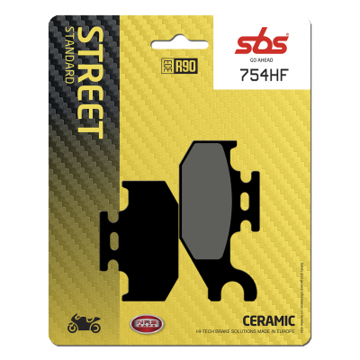 HF Street Ceramic Organic Brake Pads SBS 754HF