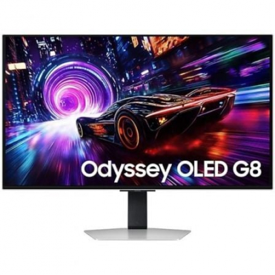Monitor Gaming Samsung Odyssey OLED G8 S32FG812SU 32/ 4K/ 0.03ms/ 240Hz/ Regulable en Altura/ Plata