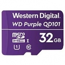 MEMORIA WD 32GB MICRO SDHC PURPLE SC QD101 VIDEOVIGILANCIA 24/7