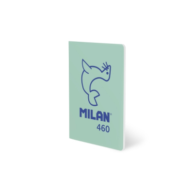 Milan 460 Since 1918 Libreta A5 Grapada - Hojas Blancas - 24 Hojas de 95g - Color Menta