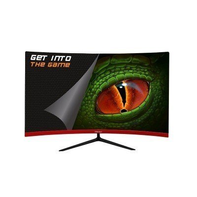 KeepOut Monitor Gaming LED 27 Curvo - Full HD 1080p - 16:9 - Angulo de vision 176º - Respuesta 1ms - HDMI, DVI, DisplayPort - VESA 100x100 mm