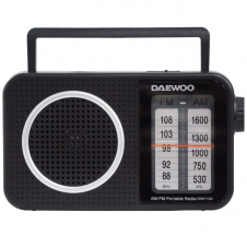 Daewoo DW1124 Radio Portátil AC/DC Negro