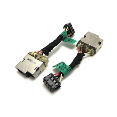 Dc-Jack compatible para portatil HP Pavilion 15-n series / 14-n / cable de 5.5 cm / 8 pin