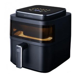Freidora de aire Grunkel LIGHT FRYER, 6 litros, 1400W, sin aceite, negro