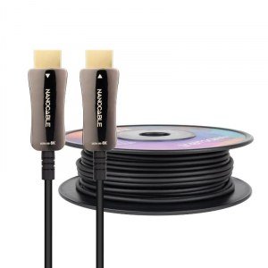 Cable HDMI Nanocable, V2.1, AOC, 8K@60Hz, 30 metros