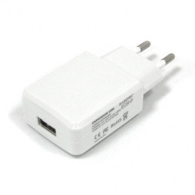 Cargador de pared leotec usb 5v 2a usb - 2.5mm usb - micro usb blanco