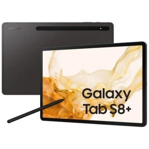 Tablet Samsung Galaxy Tab S8+ 12.4/ 8GB/ 128GB/ Octacore/ Gris Grafito