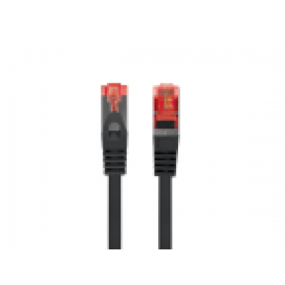 CABLE RED LANBERG LATIGUILLO CAT.6 S/FTP LSZH CU 3M NEGRO FLUKE PASSED