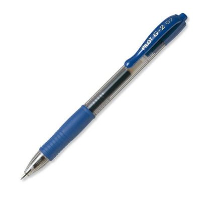 Bolígrafo de Tinta de Gel Retráctil Pilot G-2/ Azul