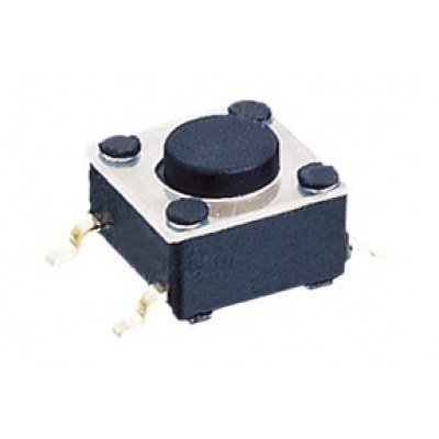 Pulsador membrana SMD 6x6mm alto total 5mm