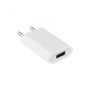 Nanocable MINI CARGADOR USB PARA IPOD IPHONE,5V-1A, BLANCO