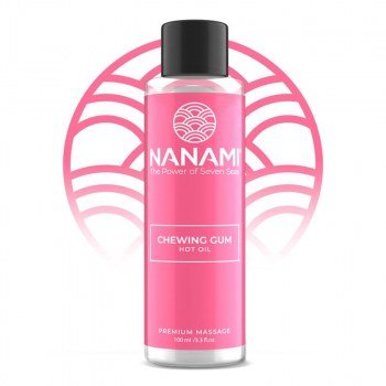 Nanami Aceite de Masaje Efecto Calor Hot Oil Aroma Chicle 100ml