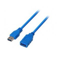 Cable Aisens Usb-a/m A Usb-a/h 2m Azul