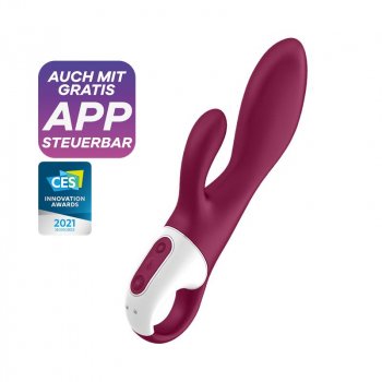 Heated Affair Vibrador con Función de Calor Punto G USB Silicona