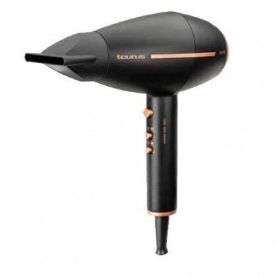SECADOR DE PELO TAURUS SHINING 2400 IONIC - 2400W - TECNOLOGÍA IÓNICA - 2 VELOCIDADES - 3 TEMPERATURAS - 2 CONCENTRADORES - DIFUSOR