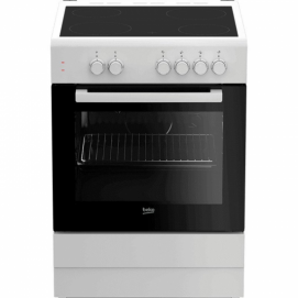 Conjunto de cocina Beko FSS67000GW, 85 x 60 x 60 cm, eléctrica, 4 zonas vitro, iluminación halógena, blanco