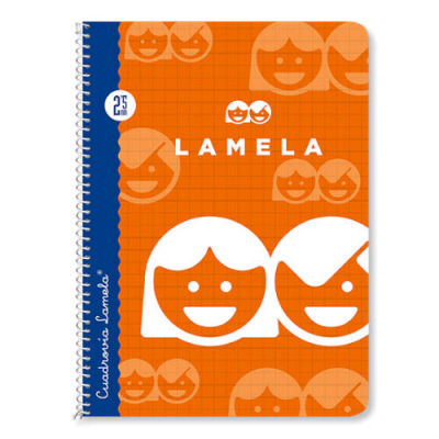 CUADERNO BASICO FORMATO 4º 40 HOJAS RAYADO 5 MM SURTIDOS LAMELA 07005 - Color no elegible