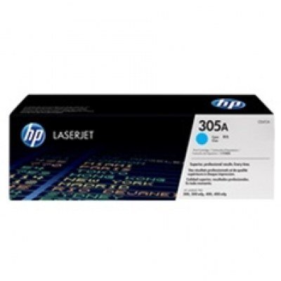 Toner hp 305a ce411a cian 2600pag laserjet pro 300 m351a 300 mfp m375nw 400 m451 400 mfp m475