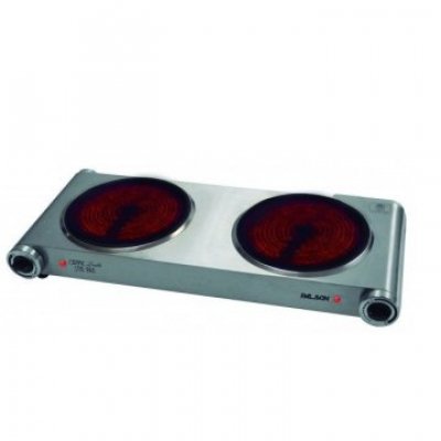 PLACA PALSON DOUBLE STEEL 30993 2500W 2 FOGONES DE 18CM DE DIAMETRO