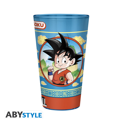 Vaso grande abystyle dragon ball goku y la nube voladora 400 ml