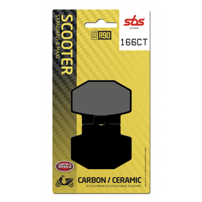 CT Scooter Carbon Tech Organic Brake Pads SBS 166CT