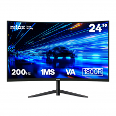 Nilox MONITOR 23 8 CURVO 200HZ HDMI DP pantalla para PC 60,5 cm (23.8