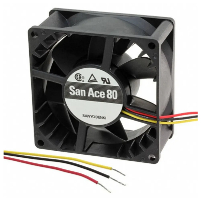 VENTILADOR 48Vdc 80x80x38mm 9,6W 3 Cables BOLAS Sanyo