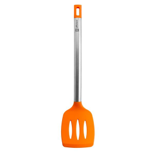 Espátula BRA Efficient A195002, nylon, silicona, hasta 200ºC, apto lavavajillas, naranja