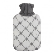 Bolsa Agua Caliente Mimo 1,7l Forro Bla/gris Copos 20x32x4 Cm Flexible Y Agradable Al Tacto