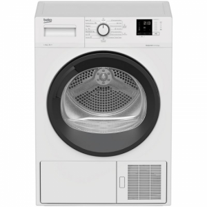 Secadora con bomba de calor Beko DHS8413GA1 8K blanco display