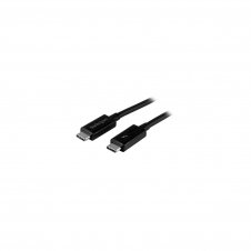 StarTech.com Cable de 2m Thunderbolt 3 USB-C 20Gbps - Compatible con Thunderbolt, DisplayPort y USB - Negro