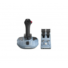 THRUSTMASTER Airbus Edition Palanca de mando Analógico/Digital PC USB Tipo C Negro, Azul