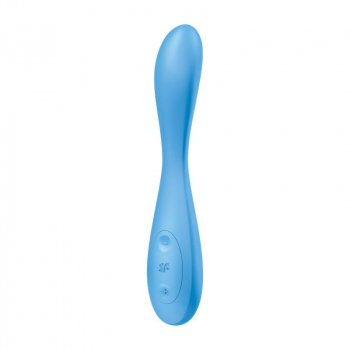 Vibrador G-Spot Flex 4 con APP Satisfyer Connect Azul