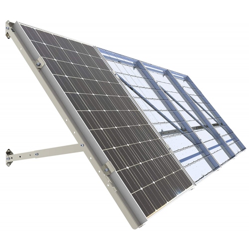 Soporte Panel Solar Horizontal Inclinable suelo/pared 165x100cm