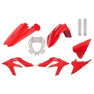 Kit de plástica POLISPORT rojo/blanco Beta X-Trainer 91059