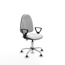 Piqueras y Crespo Algarra CP bali blanco brazos fijos base cromada topes