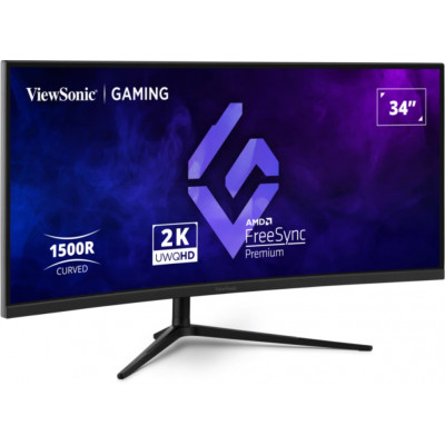 Viewsonic VX3418C-2K pantalla para PC 86,4 cm (34) 3440 x 1440 Pixeles UltraWide Quad HD Negro