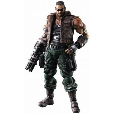 Figura square enix final fantasy vii remake play arts kai action figure - barret wallace