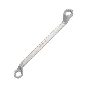 Llave Estrella Acodada Plus Acero Cromo Vanadio 18x19 DIN 838. Llave Doble Boca Acodada, Llave Fija Estrella Acodada