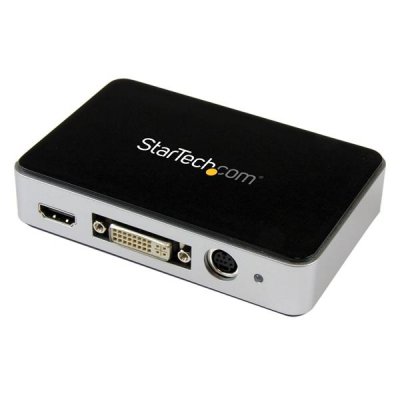 Capturadora de Vídeo USB 3.0 a HDMI, DVI, VGA y Vídeo por Componentes - Grabador de Vídeo HD 1080p 60fps