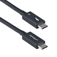 StarTech.com Cable Thunderbolt 5 de 80cm - Cable Thuderbolt Certificado - 80Gbps Hasta 120Gbps - Entrega de Alimentación PD de 240W - 8K 60Hz - Compa